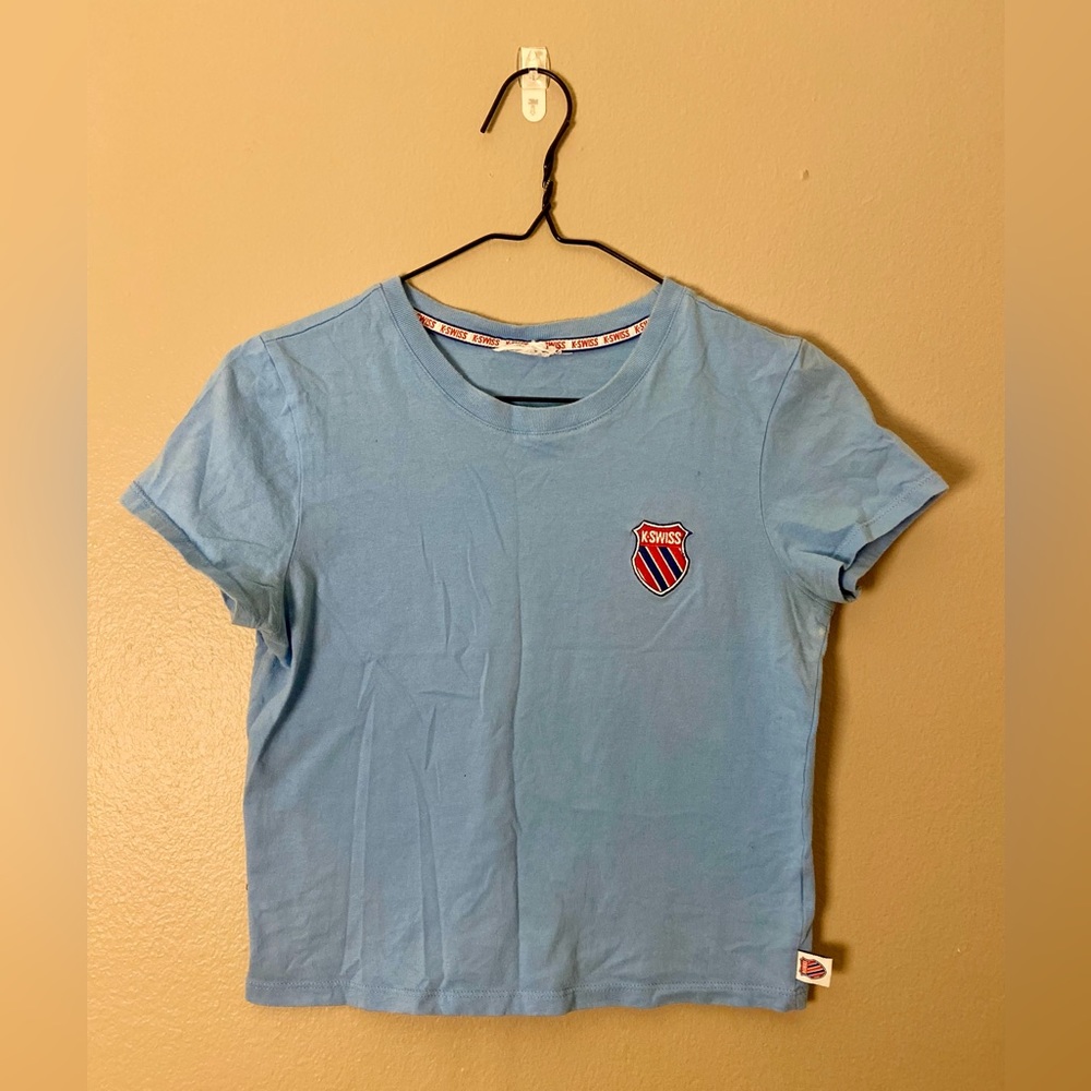 K-Swiss cropped tee